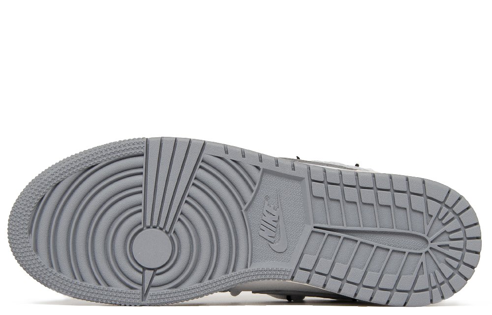 Jordan Air Jordan 1 Vintage Basketball Shoes Men's Low top Gray/Silver