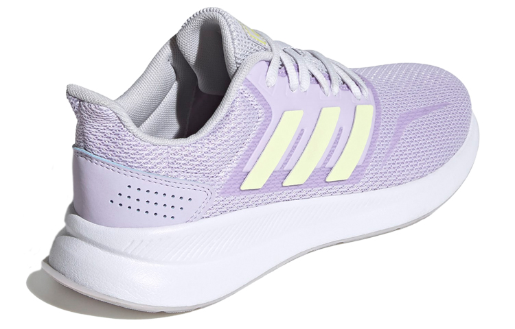 Adidas Neo Runfalcon Series Slip Resistant Low top Casual Running Shoes Women's Light Purple Yellow купить в интернет-магазине Yoocart с быстрой доставкой по России.