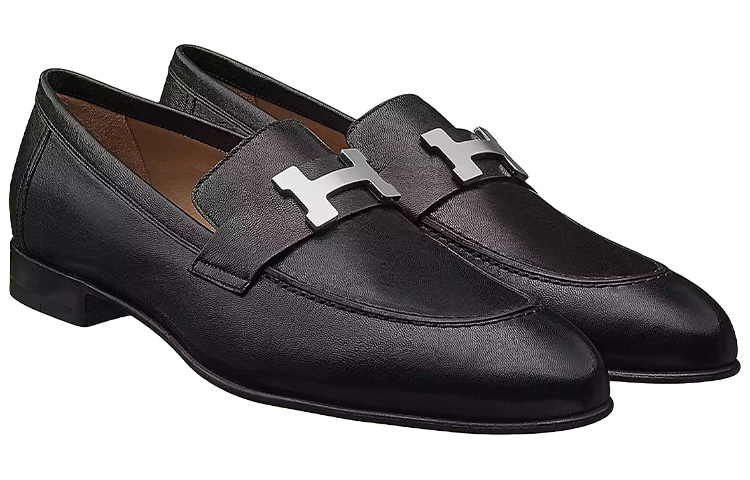 HERMES Men's Casual Shoes Men Low-Top Black купить в интернет-магазине Yoocart с быстрой доставкой по России.