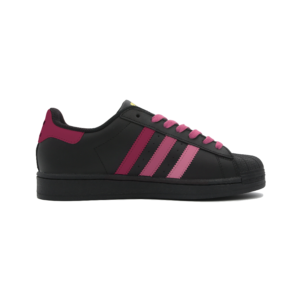 Adidas Originals SUPERSTAR Slip Resistant Low Top Skateboard Shoes Unisex Black Red