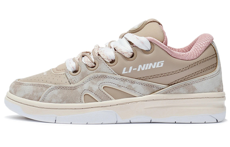 LiNing Deluxe SP Low Abrasion Resistant Breathable Low Top Basketball Shoes Women's Loose Earth