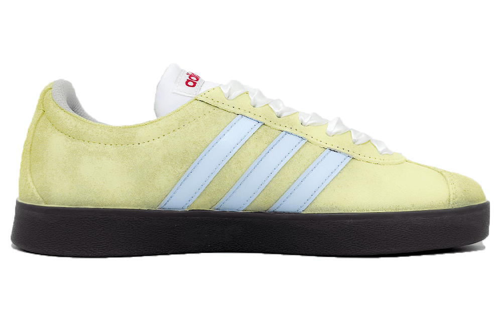 Adidas Neo VL Court Lifestyle Anti Slip Wear Resistant Low Top Skateboard Shoes Unisex Yellow Blue