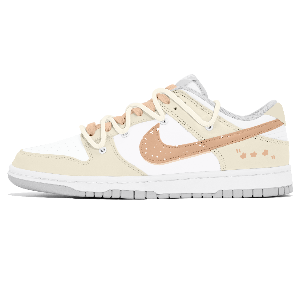 Nike Dunk Lemon Joy Low Top Skateboard Shoes Women's White Orange