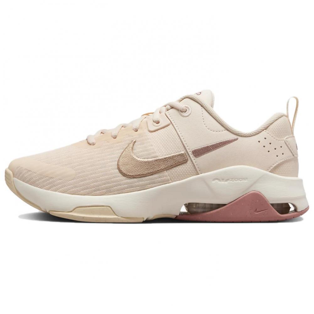 Nike Zoom Bella 6 Anti-Slip Wear-Resistant Low-Top Casual Running Shoes Women's Ecru