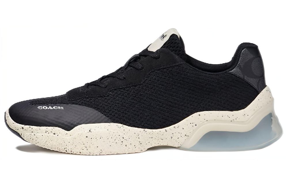 COACH CitySole Cushioning, Slip Resistant, And Abrasion Resistant Low Top Casual Shoes Men's Black