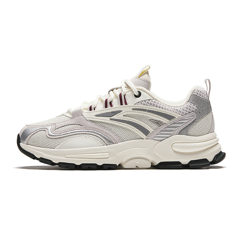 Anta Millennium Cushioning, Wear Resistant Low Top Casual Shoes Women's White Gray