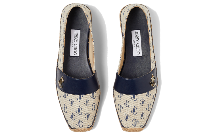 Jimmy Choo Zhou Yangjie Dru Flat Espadrilles Women's Sand Dune