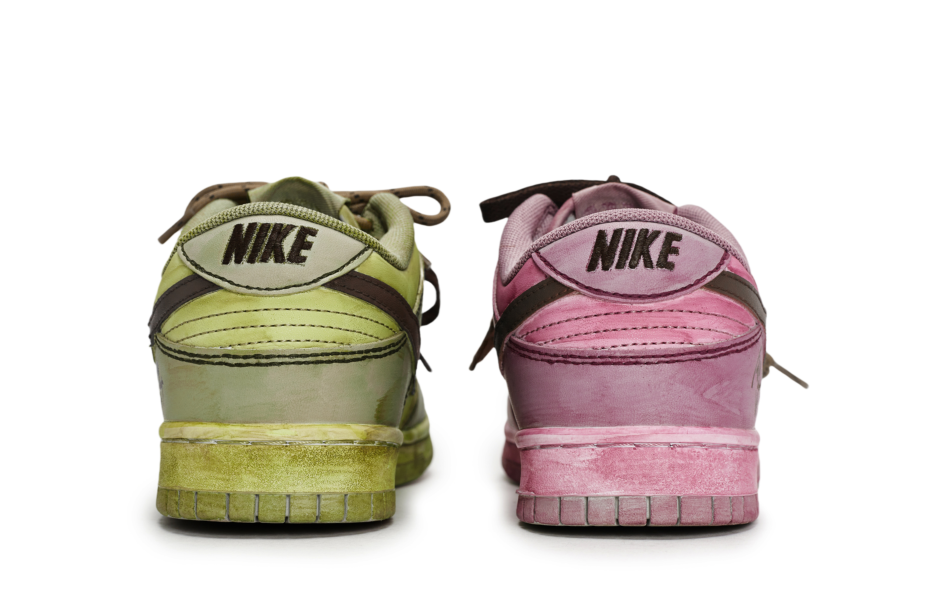 Nike Dunk Skateboard Shoes Men's Low top Pink/Yellow/Brown купить в интернет-магазине Yoocart с быстрой доставкой по России.