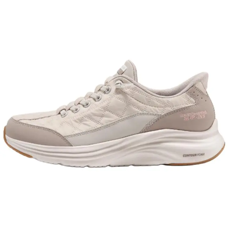 Skechers SPORT WOMENS Breathable Support Height Increasing Casual Shoes Women's Taupe