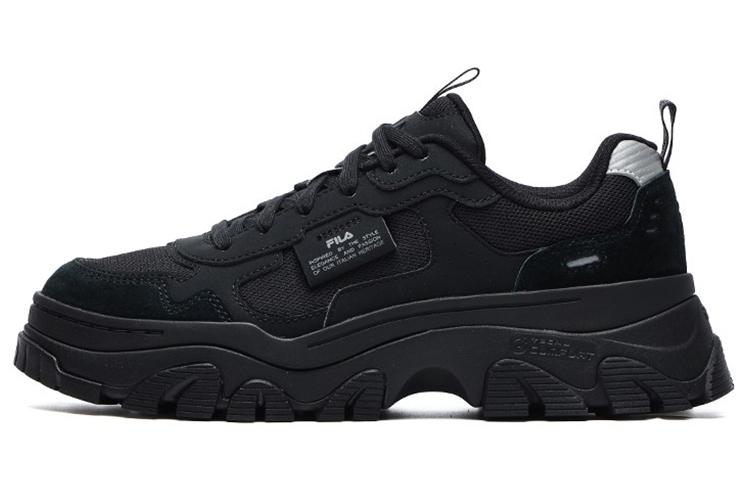 FILA Hike Low Chunky Sneakers Gs Black Women's
