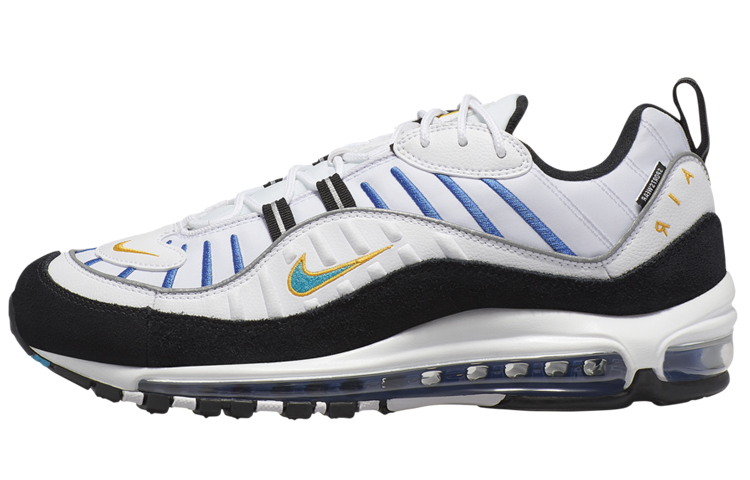 Nike Air Max 98 White Teal Nebula University Gold