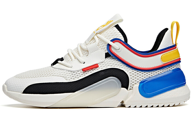 ANTA Rubik's Cube Casual Shoes Men's Low Top White Blue Black купить в интернет-магазине Yoocart с быстрой доставкой по России.