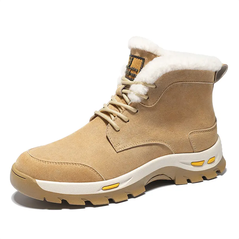 Playboy Playboy Warm Short Snow Boots Men's Camel