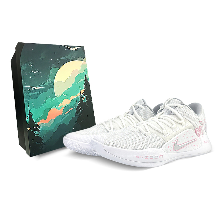Nike Hyperdunk X Low-Top Basketball Shoes Men's Pink White