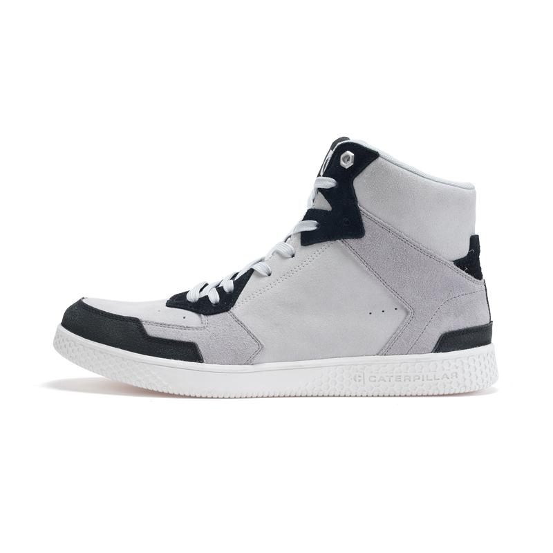 CAT Pause Sport Mid SS23 Anti Slip Wear Resistant High Top Outdoor Shoes Unisex Gray