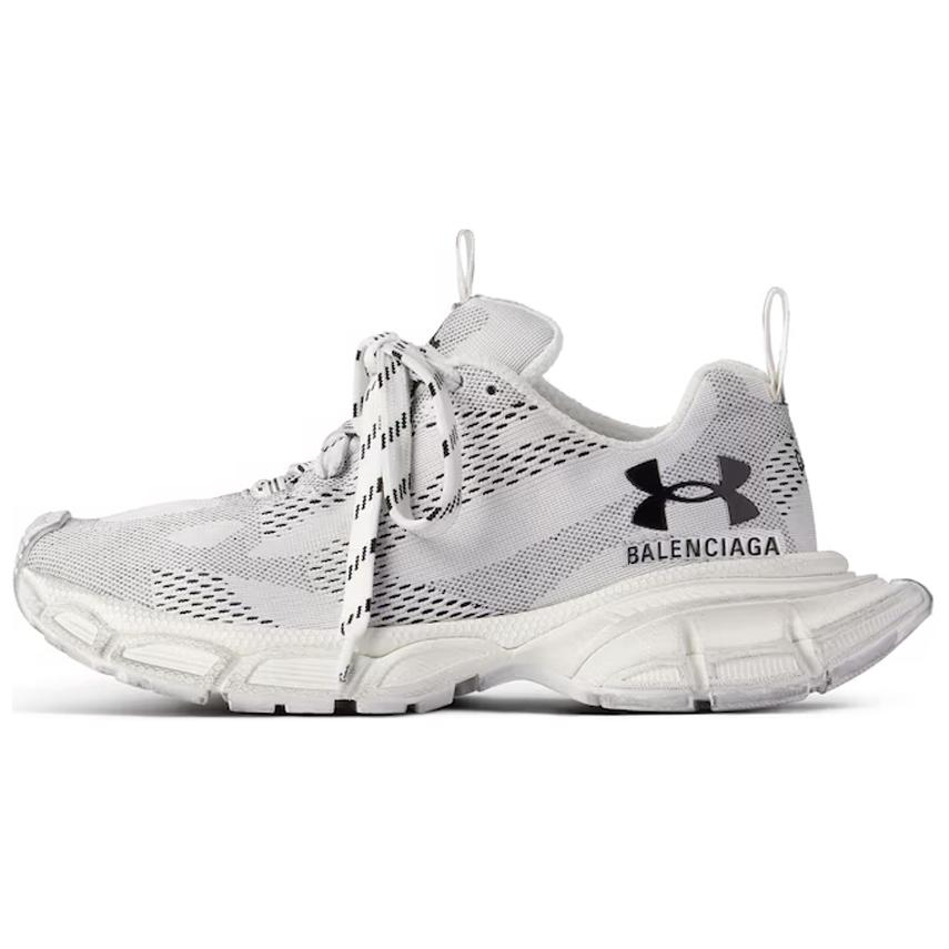 Under Armour X Balenciaga 3XL Casual Shoes Men Low-Top White
