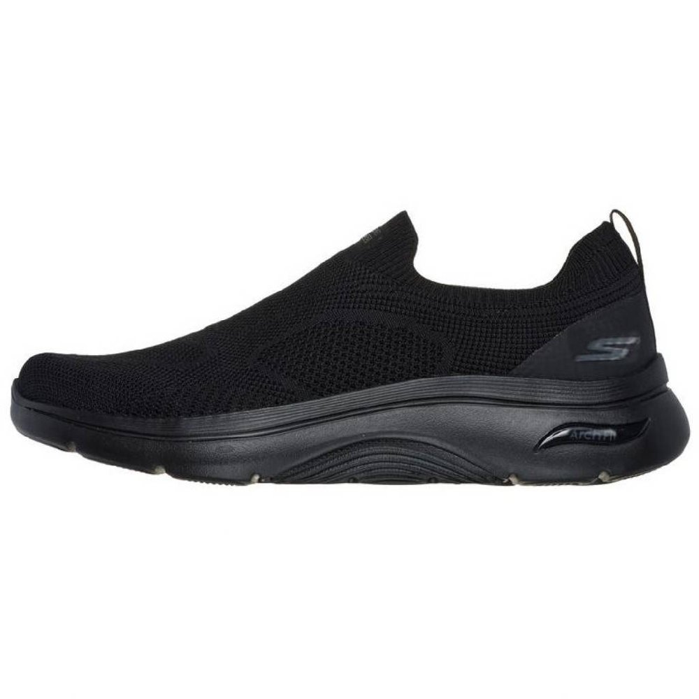 Skechers Go Walk Arch Fit Anti Slip Wear Resistant Low Top Casual Shoes Men's Black