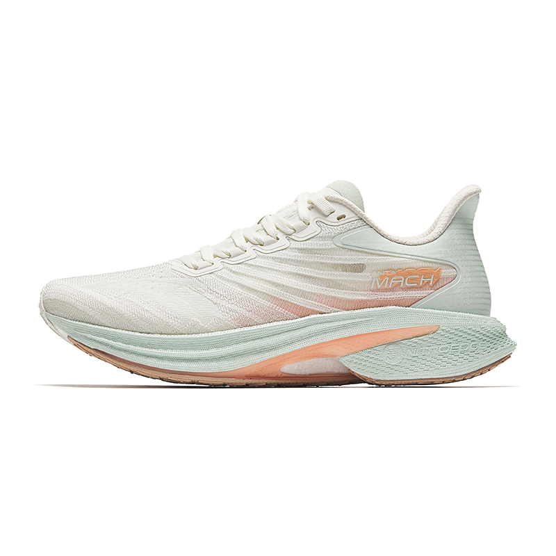 Anta Running Collection Cushioning Rebound Low-Top Training Running Shoes Women's White Pink Green
