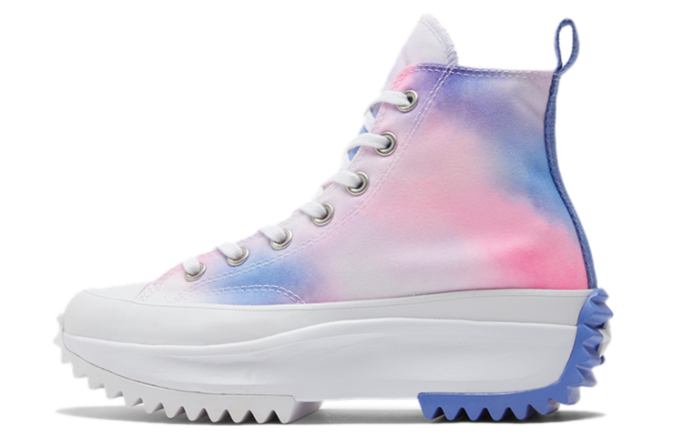 Converse Run Star Hike Hi Cloud Wash Storm Pink Women's