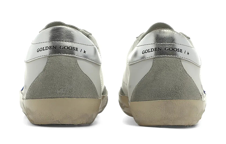 Golden Goose Super Star White Elecctric Blue Silver купить в интернет-магазине Yoocart с быстрой доставкой по России.