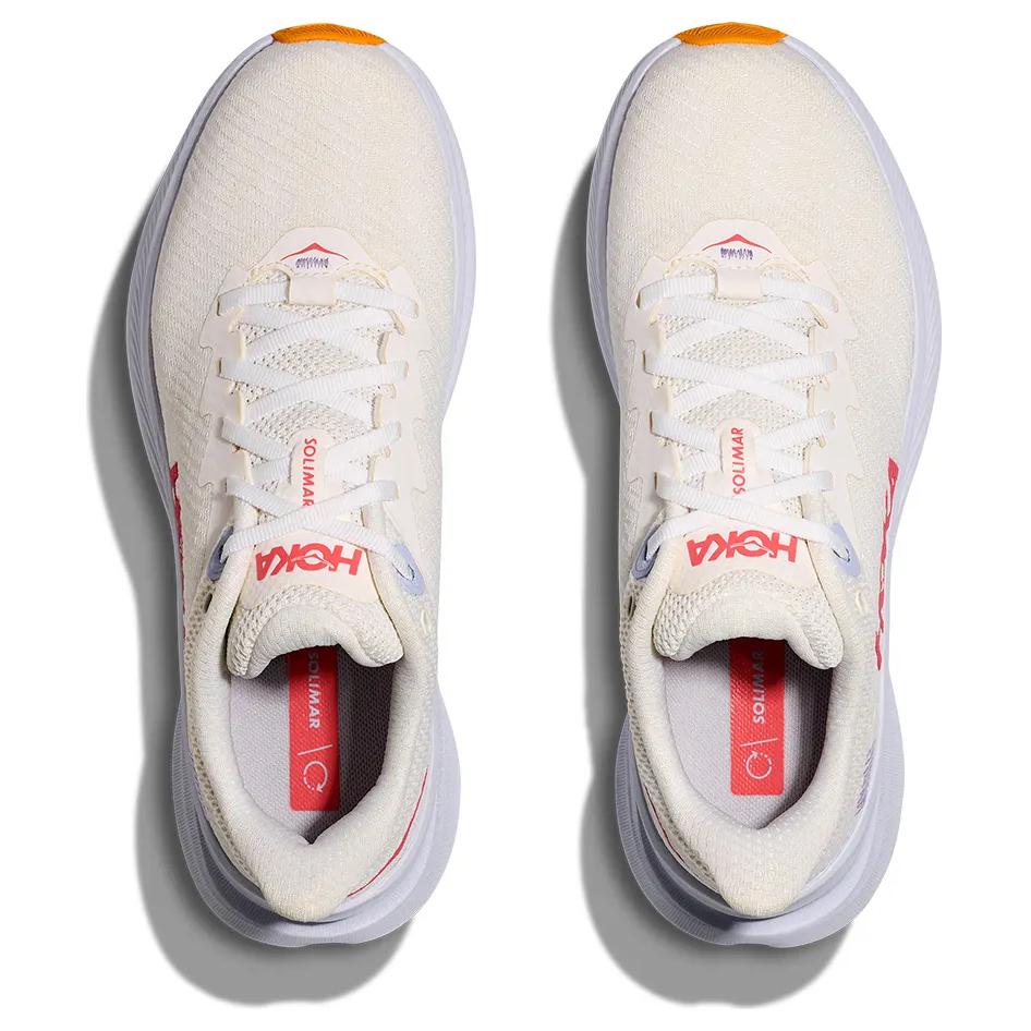 HOKA ONE ONE Solimar Anti Slip Wear Resistant Low Top Running Shoes Women's White