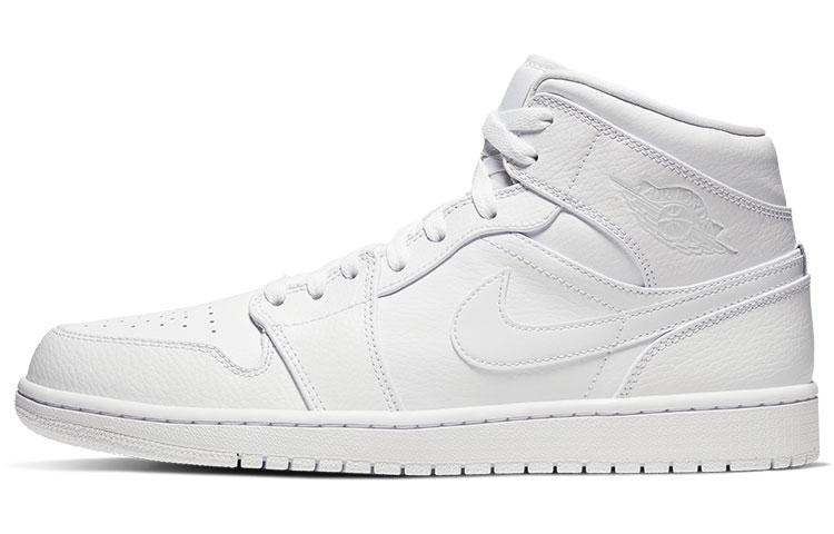 JORDAN 1 Mid Triple White 2020