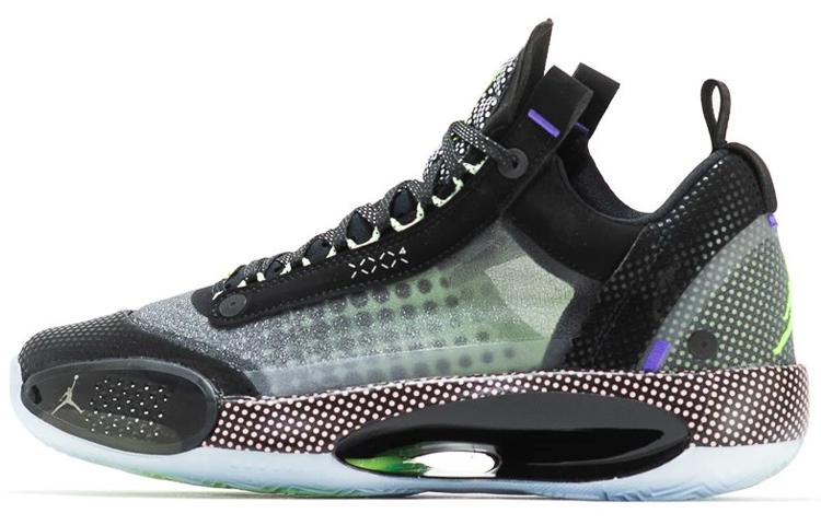 Jordan Xxxiv Low Black Vapor Green Bleached Coral