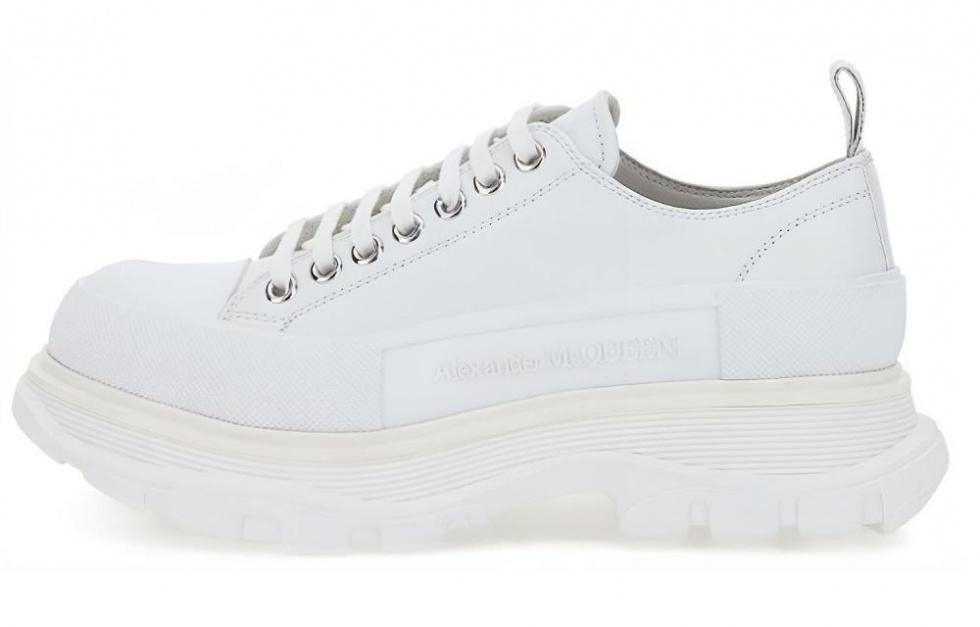 Alexander McQueen Tread Slick Low Lace Up 'White'