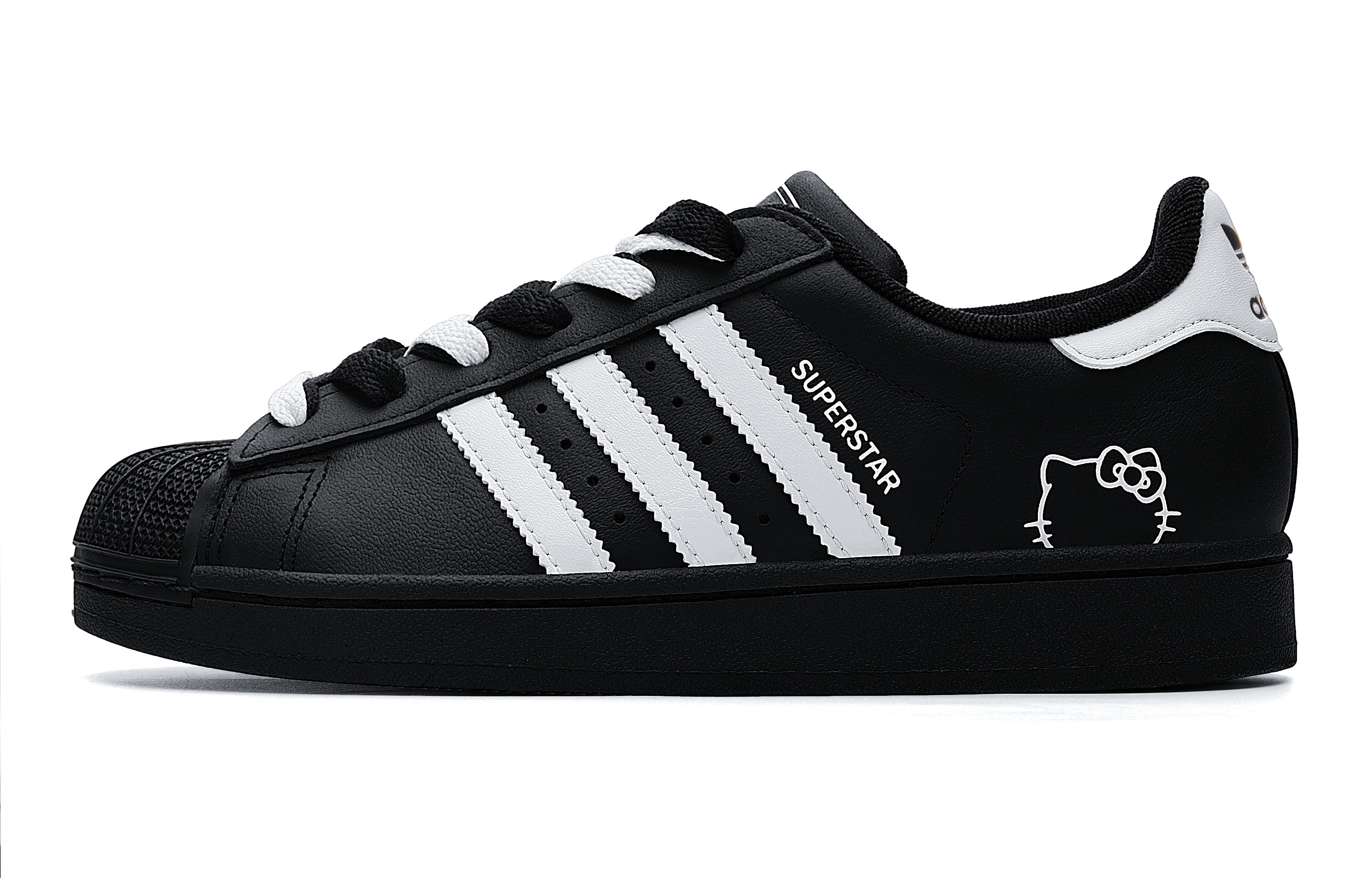 Adidas Originals Superstar 2 Abrasion Resistant Low top Skateboard Shoes Women's Black