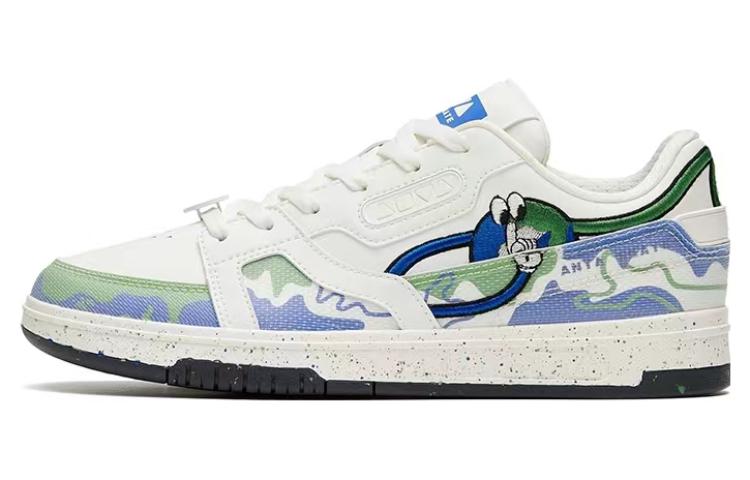 Anta Skateboard Lightweight And Breathable Low Top Skateboard Shoes Women's White