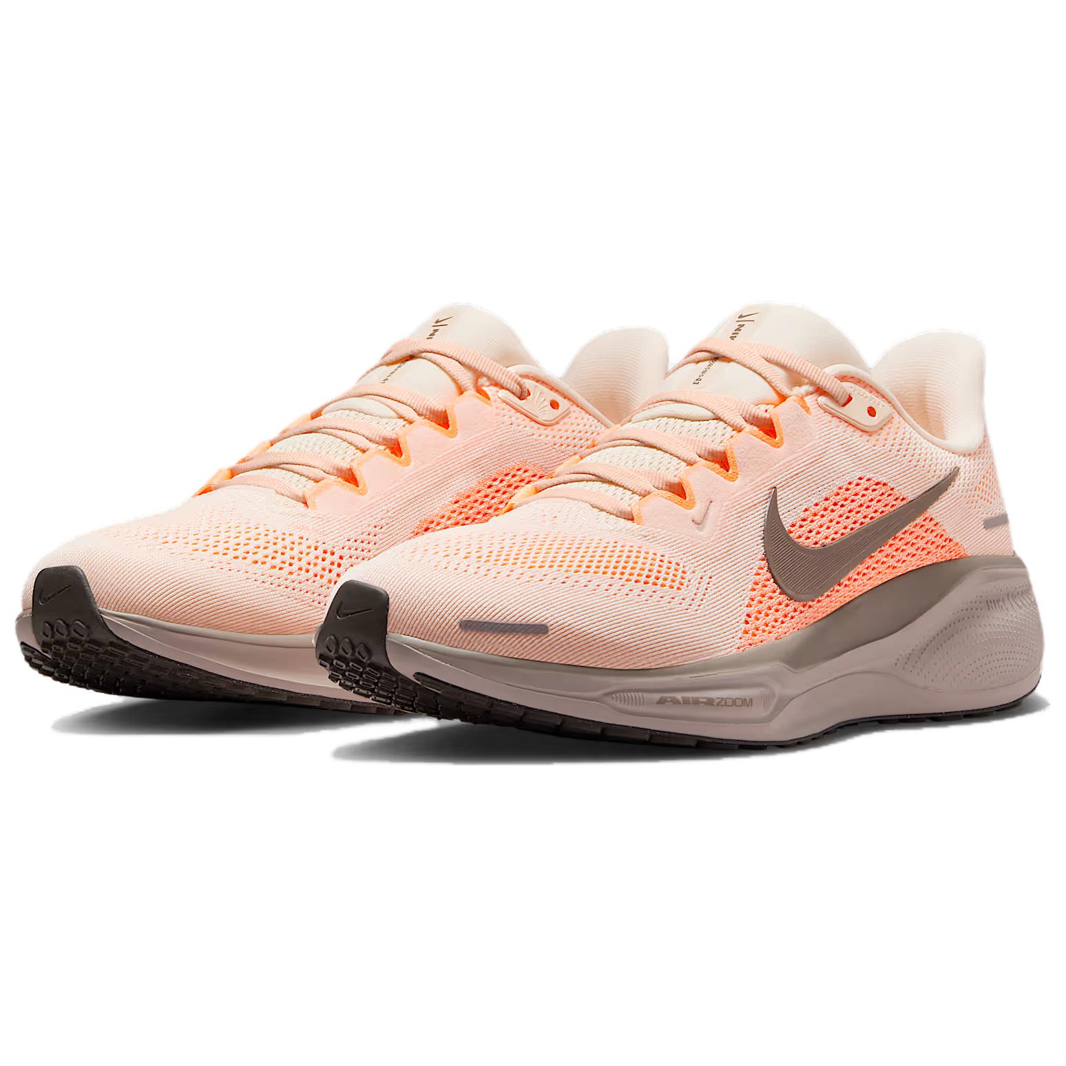 Nike Pegasus 41 Breathable And Lightweight Sprint Long Distance Running Shoes Women's Orange