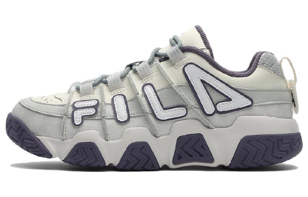 FILA FUSION BARRICADE Puffy Shoes Low Top Basketball Shoes Women's Gray
