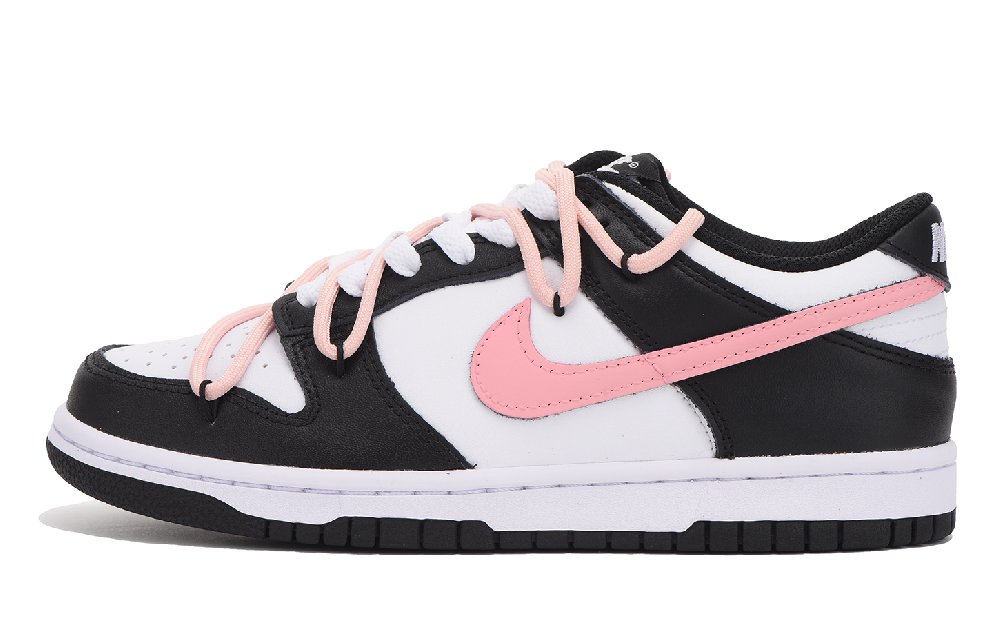 Nike Dunk Skateboard Shoes Women's Low-Top White Pink