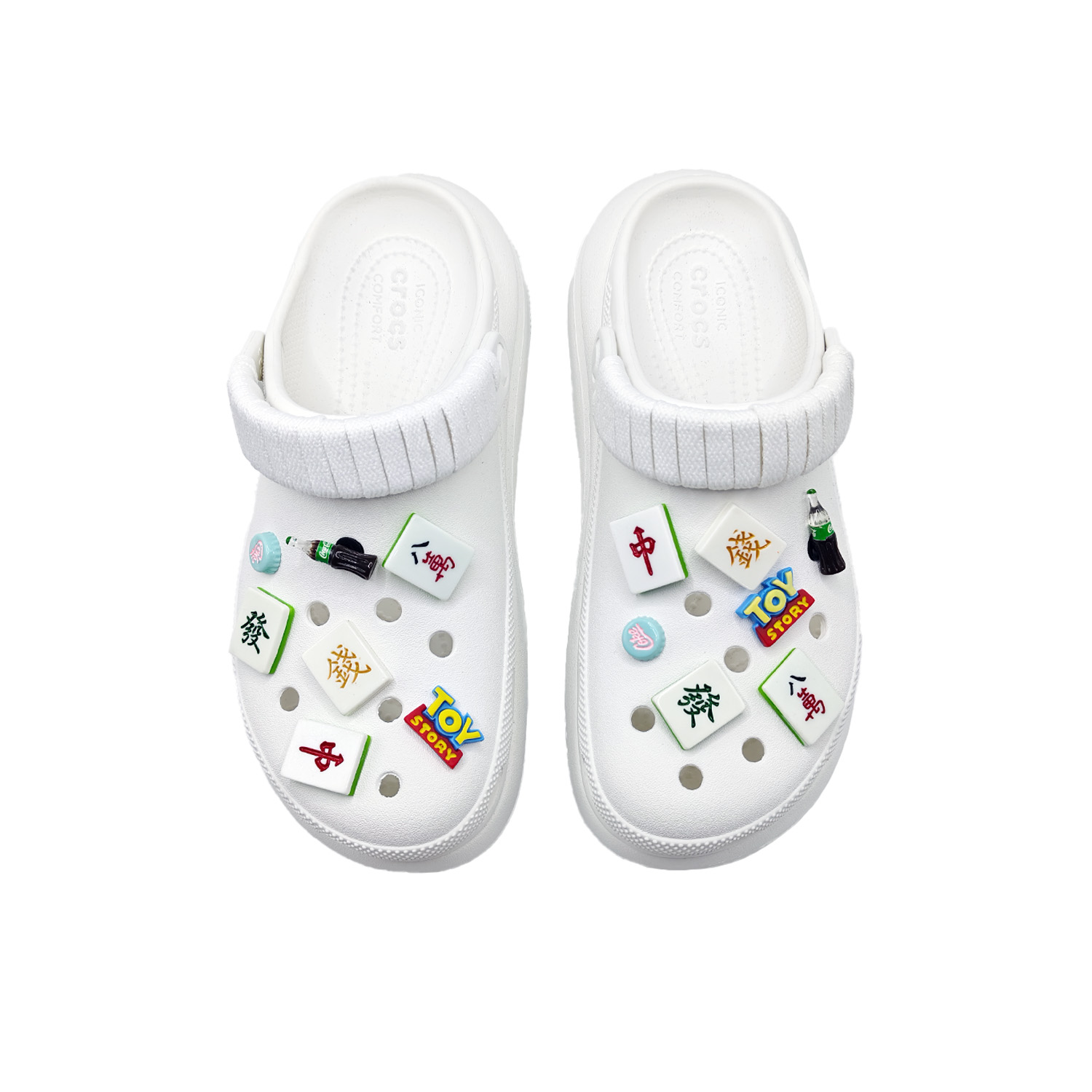 Crocs Crush Clog Tian Hu Mahjong, Pure Suit Clogs Unisex White купить в интернет-магазине Yoocart с быстрой доставкой по России.