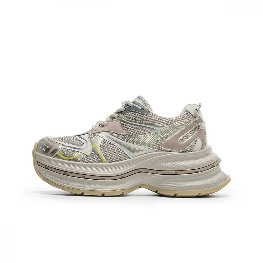 EBLAN Low-Top Chunky Sneakers Women's Gold