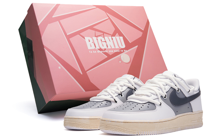 Nike Air Force 1 07 Air Force 1 Thermal Coverage Low Top Skateboard Shoes Men's Gray