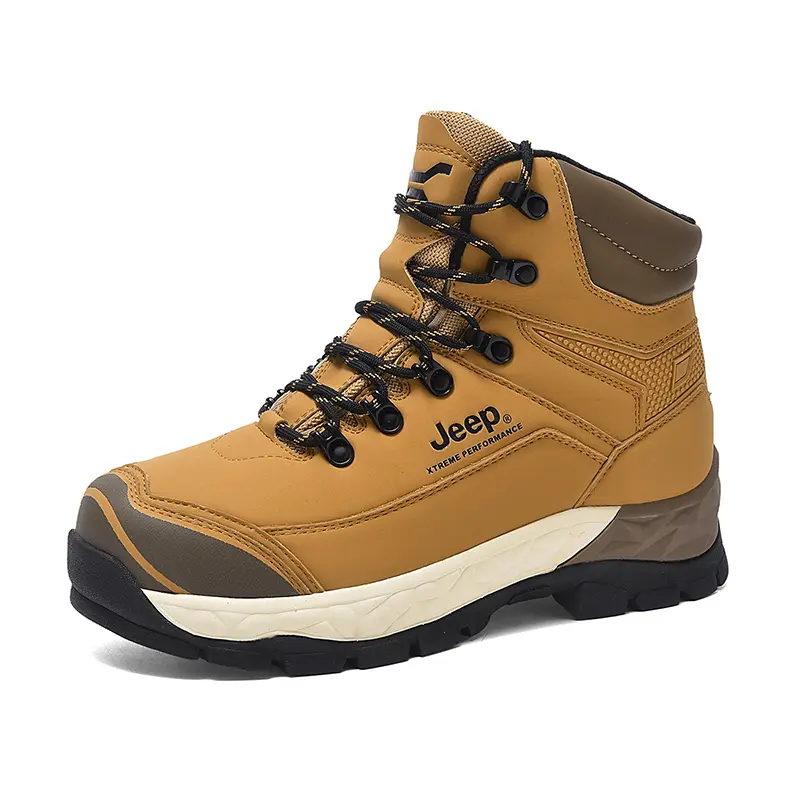Jeep Cushioning Wear-Resistant High-Top Trekking Shoes Men's