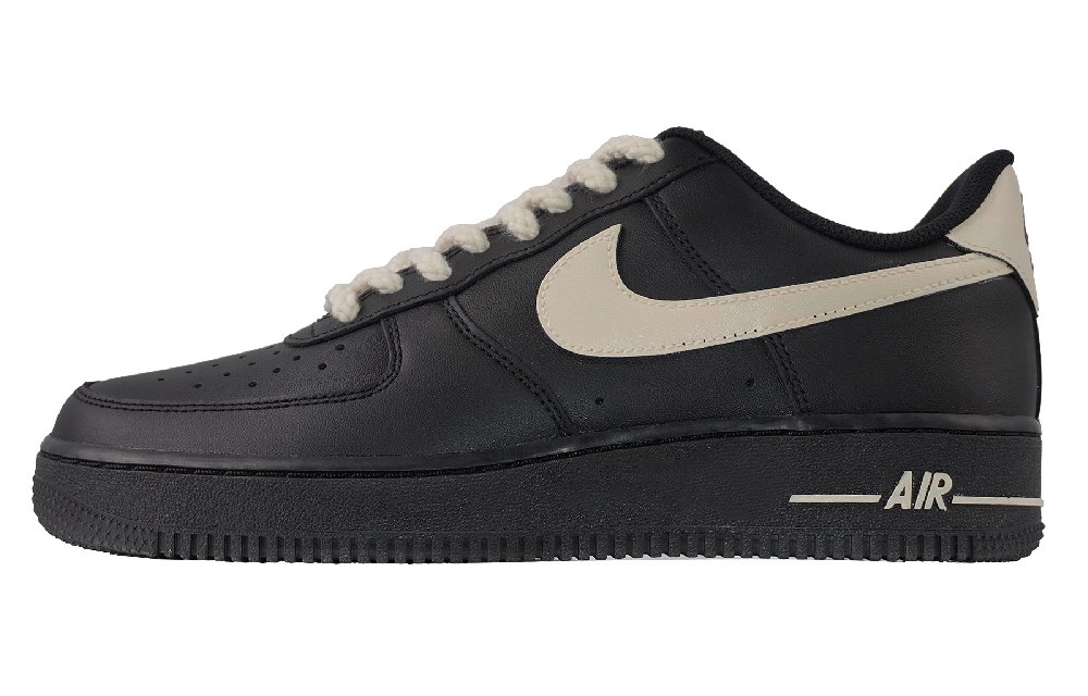 Nike Air Force 1 Anti Slip Wear Resistant Low Top Skateboard Shoes Unisex Black Brown