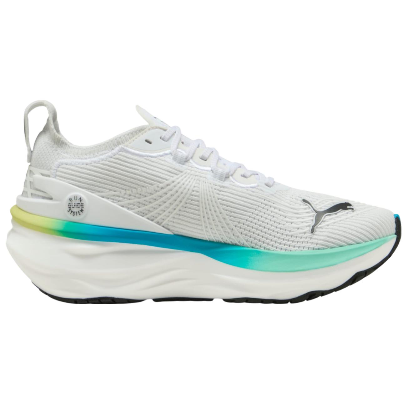 PUMA ForeverRun NITRO™ II Abrasion Resistant Breathable Low Top Running Shoes Women's White Green
