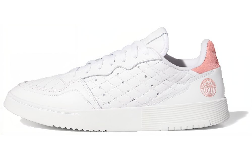 Adidas Supercourt White Glow Pink Women's