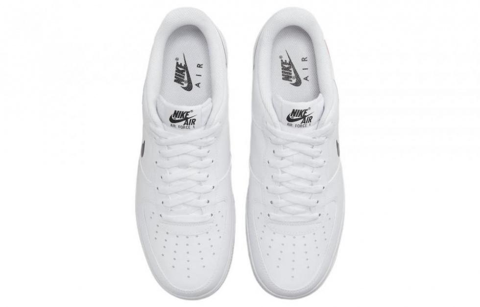 Nike Air Force 1 Low '07 Quadruple Swoosh White Navy Crimson купить в интернет-магазине Yoocart с быстрой доставкой по России.