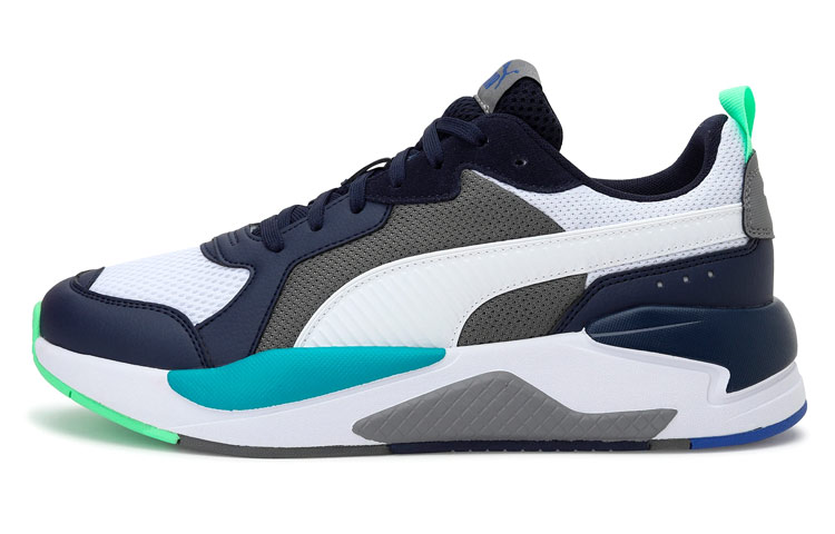 PUMA X Ray Low Top Running Shoes Blue/Green