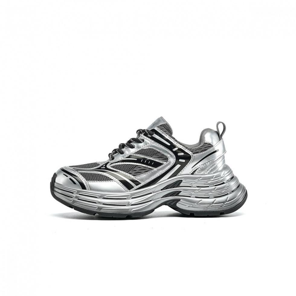 EBLAN Low-Top Chunky Sneakers Women's Silver