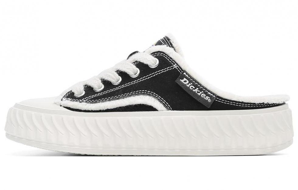 Dickies Anti Slip Wear Resistant Low Top Canvas Shoes Men's Black