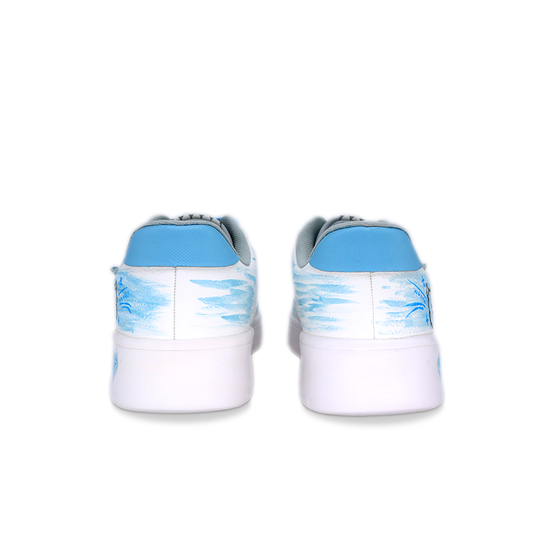LiNing Pontoon Boats Wear resistant And Lightweight Low top Skateboard Shoes Men's White Blue купить в интернет-магазине Yoocart с быстрой доставкой по России.