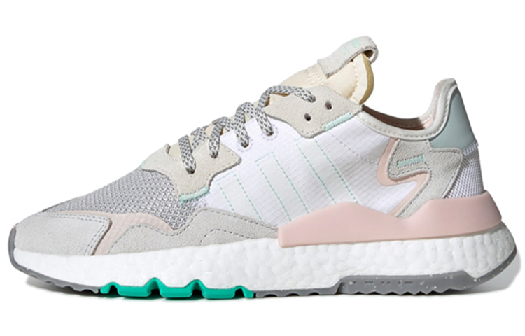 Adidas Originals Nite Jogger White Mint Pink Women's