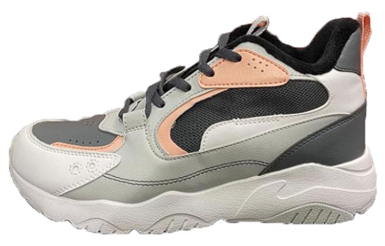 LiNing Cushioning Wear-Resistant Low-Top Running Shoes Women's Gray Black White