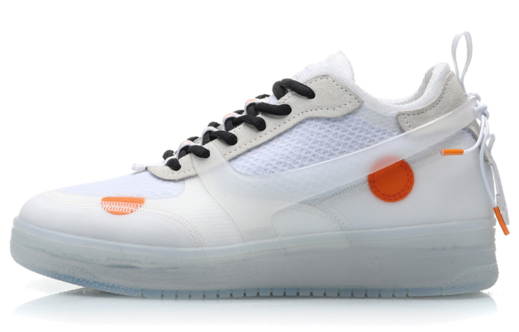 LiNing CF Anti Slip Wear Resistant Low Top Sports Casual Shoes Women's White