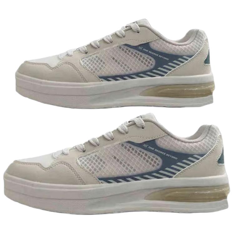 361° Slip Resistant, Lightweight, And Breathable Low top Skateboard Shoes Men's Durable Antarctic Gray