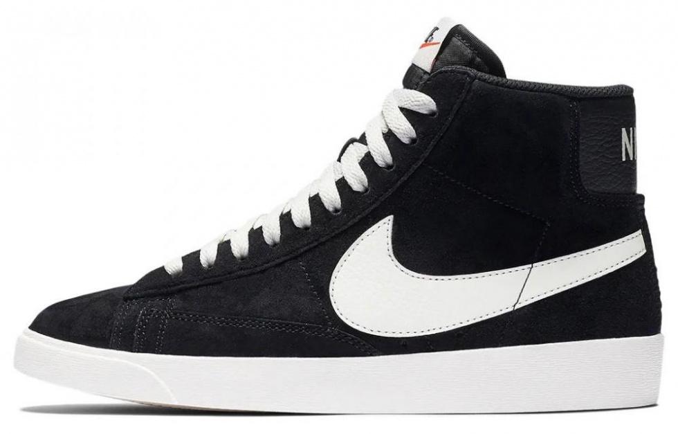 Nike Blazer Mid Vintage Suede Black Women's